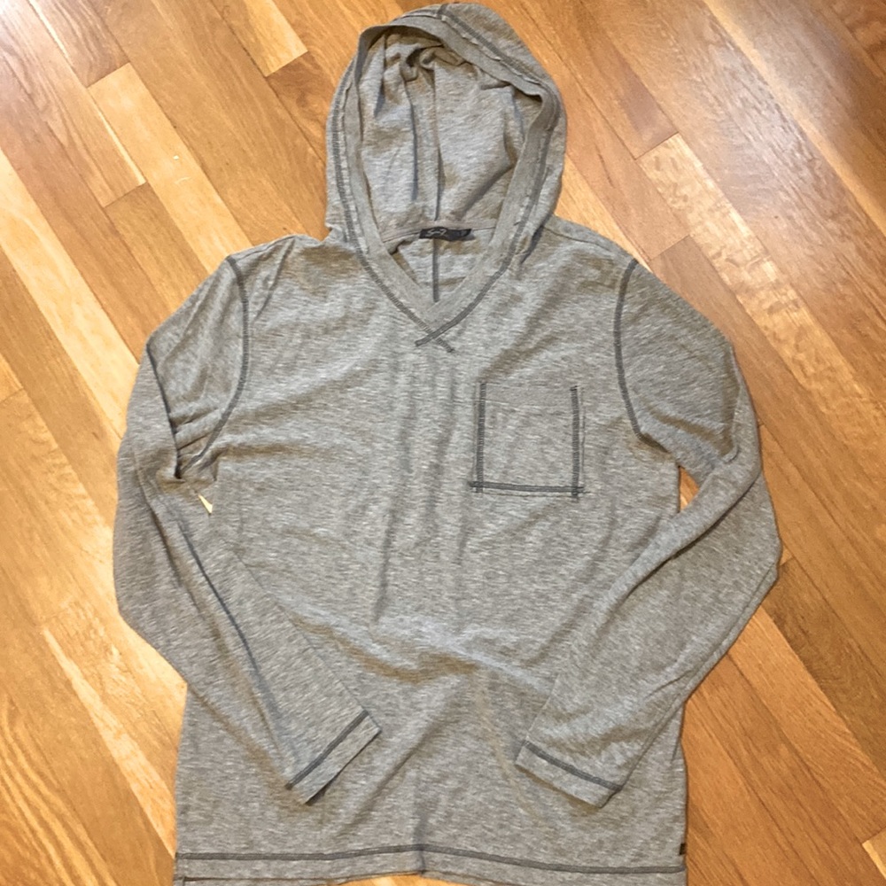 Seven 7 long sleeve gray shirt hoodie Large